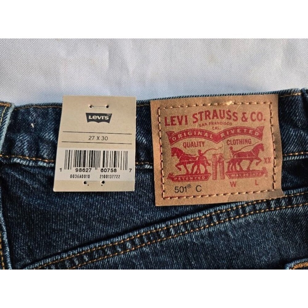 Levi's Women's 501 Curve Jeans - Mild Salsa Blue Denim - 27 x 30 - NEW - Picture 6 of 7